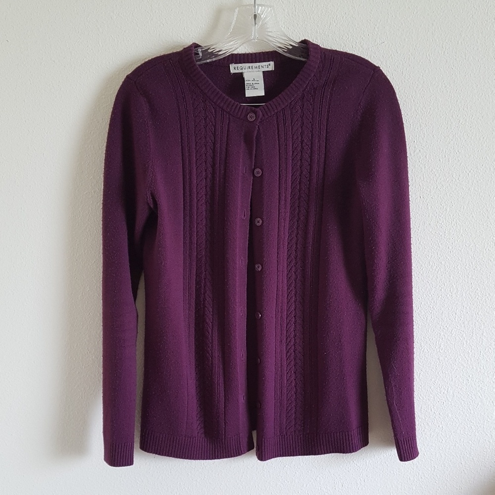 Purple Cardigan **please read description**